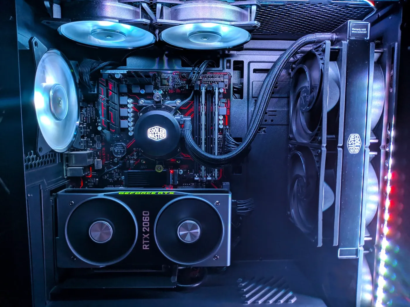 PC gamer limpo após manutenção